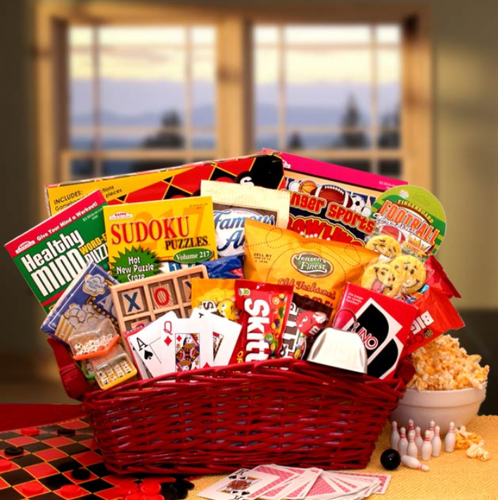 Fun & Games Gift Basket for Children