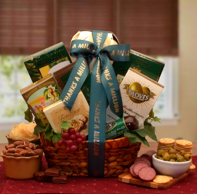 A Gourmet Thank You Gift Basket